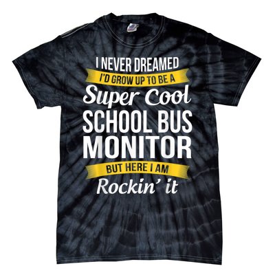 School Bus Monitor T Funny Tie-Dye T-Shirt