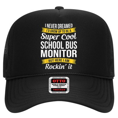 School Bus Monitor T Funny Trucker Hat