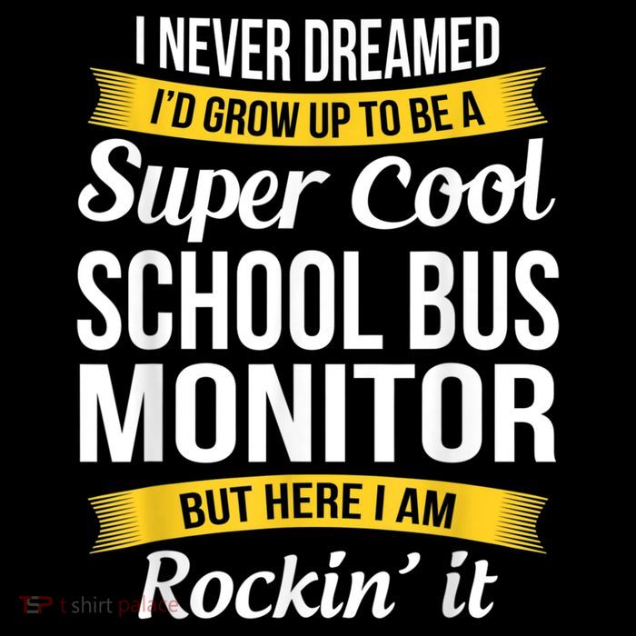 School Bus Monitor T Funny Visor