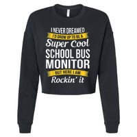 School Bus Monitor T Funny Cropped Pullover Crew