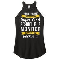 School Bus Monitor T Funny Women's Perfect Tri Rocker Tank