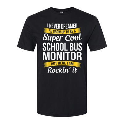 School Bus Monitor T Funny Softstyle CVC T-Shirt