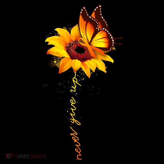 Sunflower Butterfly Multiple Sclerosis Awareness Ms Warrior Gift 7-Panel Snapback Hat
