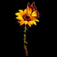 Sunflower Butterfly Multiple Sclerosis Awareness Ms Warrior Gift Women's Crop Top Tee