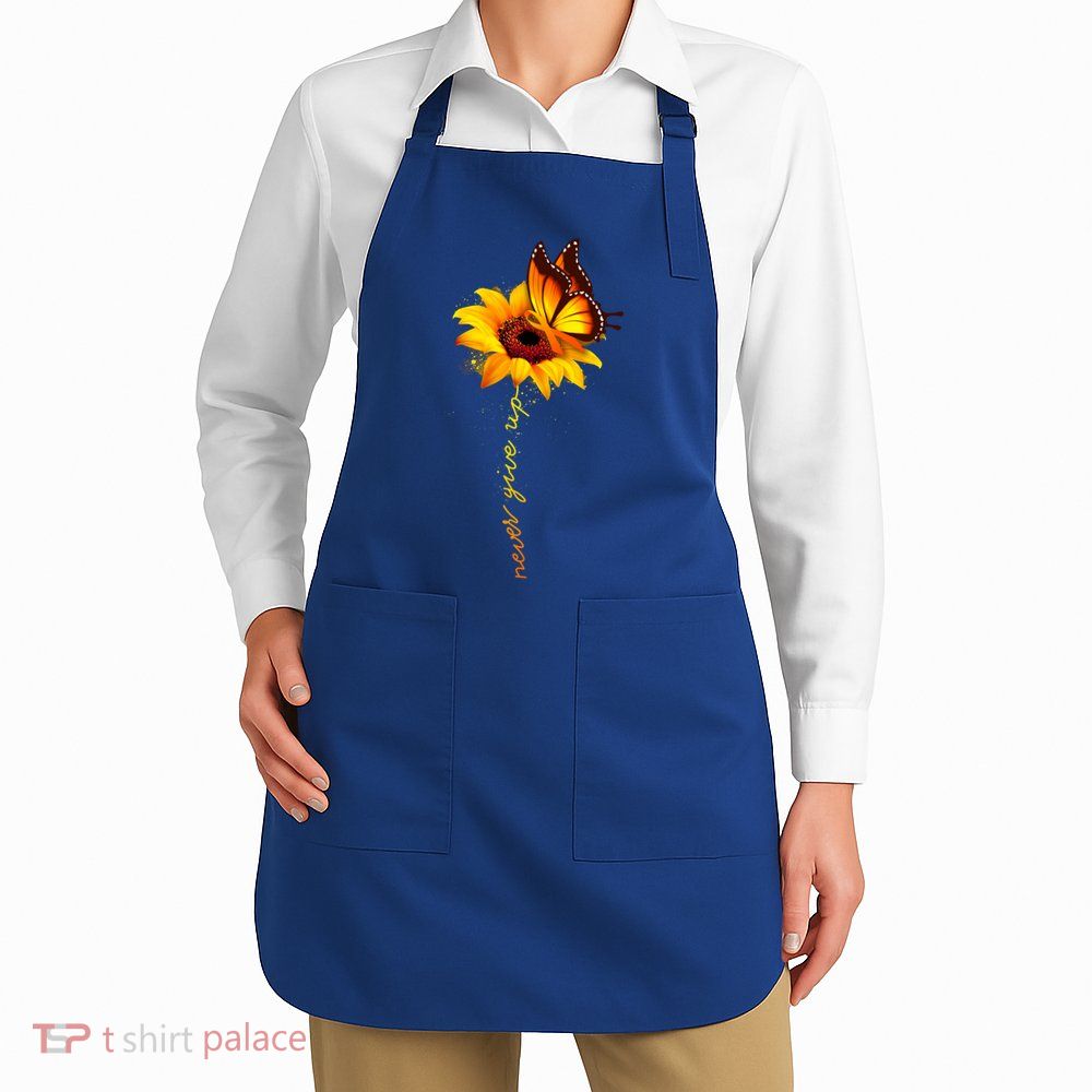 Sunflower Butterfly Multiple Sclerosis Awareness Ms Warrior Gift Apron