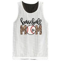 Softball Baseball Mom Leopard Tee Mother's Day Mesh Reversible Basketball Jersey Tank