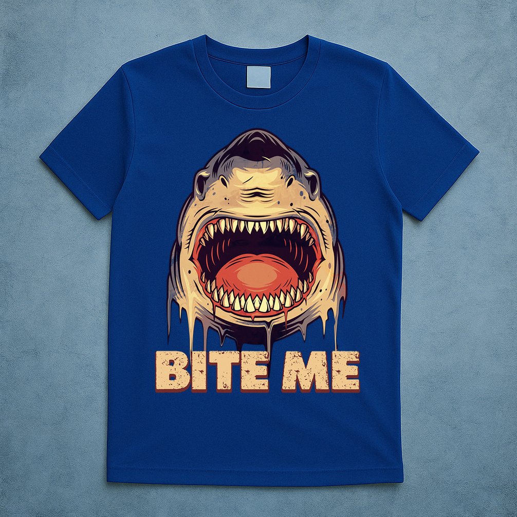 Shark Bite Me Gift T-Shirt