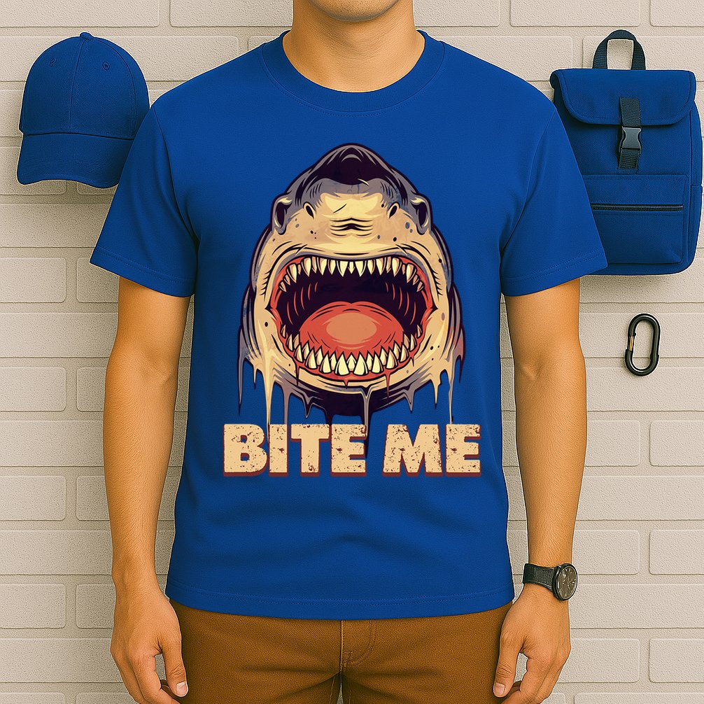 Shark Bite Me Gift T-Shirt