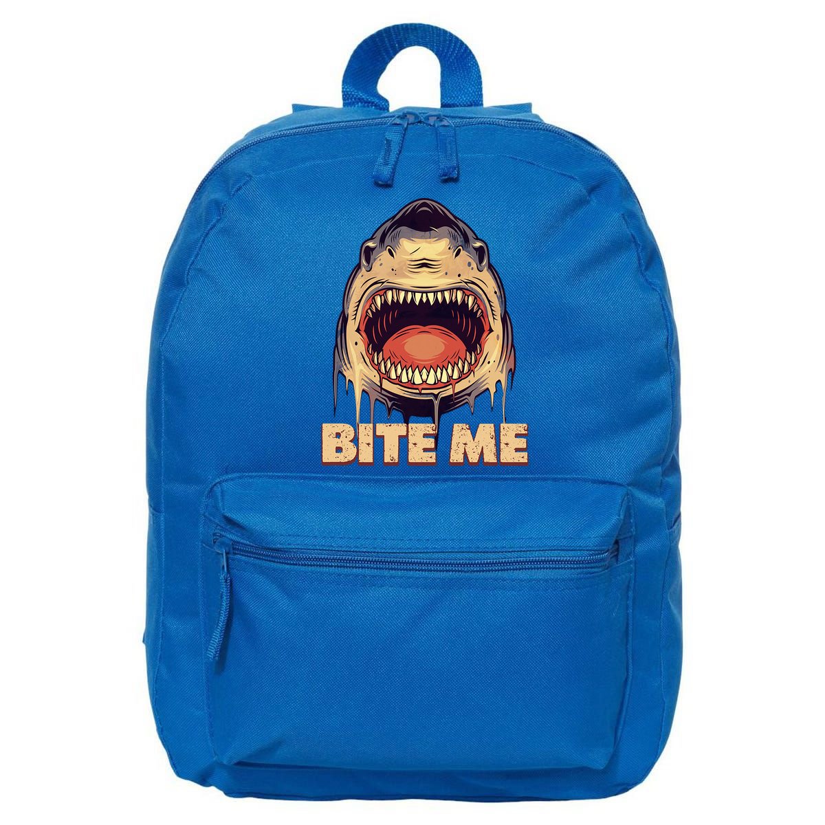 Shark Bite Me Gift 16 in Basic Backpack