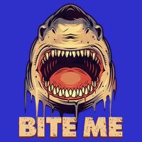 Shark Bite Me Gift 16 in Basic Backpack