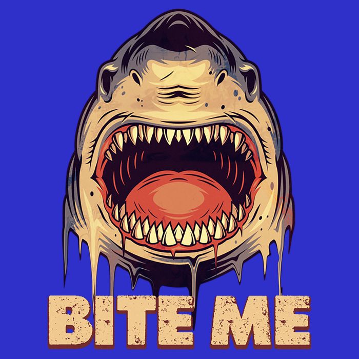 Shark Bite Me Gift 16 in Basic Backpack