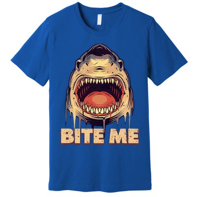 Shark Bite Me Gift Premium T-Shirt