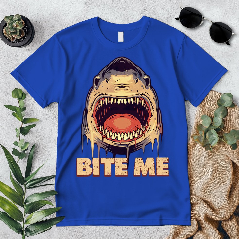 Shark Bite Me Gift Premium T-Shirt