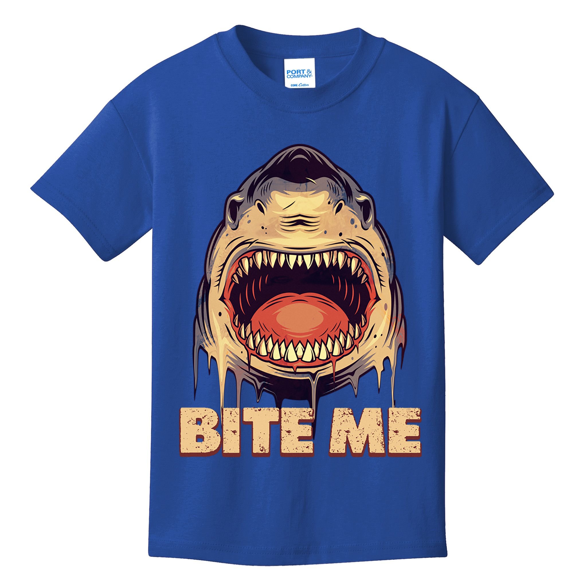 Shark Bite Me Gift Kids T-Shirt