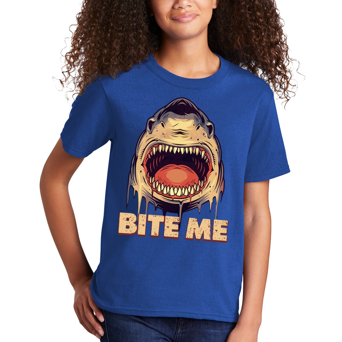 Shark Bite Me Gift Kids T-Shirt