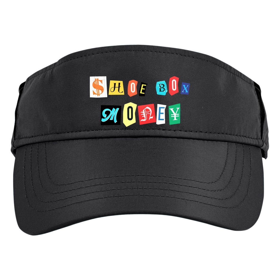 Shoe Box Money Cut Out Edition Adult Drive Performance Visor