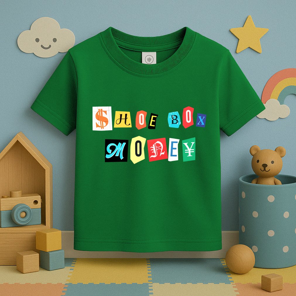 Shoe Box Money Cut Out Edition Toddler T-Shirt