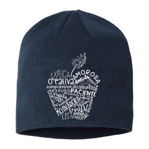 Spanish Bilingual Maestra Teacher Gift Sustainable Beanie