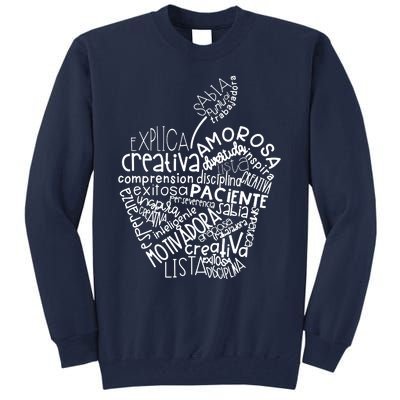 Spanish Bilingual Maestra Teacher Gift Tall Sweatshirt