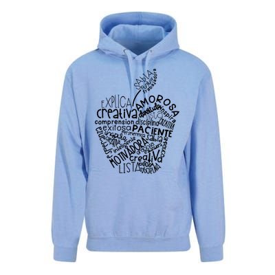 Spanish Bilingual Maestra Teacher Gift Unisex Surf Hoodie