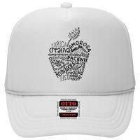 Spanish Bilingual Maestra Teacher Gift High Crown Mesh Back Trucker Hat