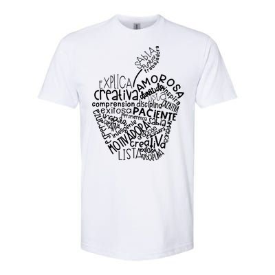 Spanish Bilingual Maestra Teacher Gift Softstyle CVC T-Shirt