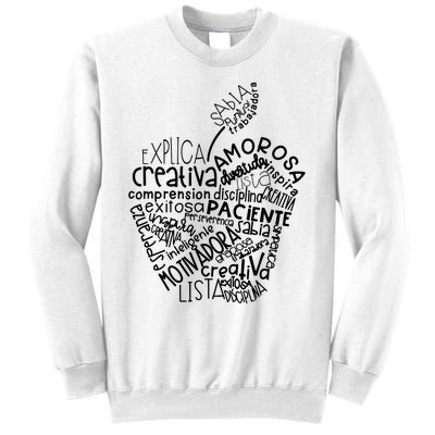 Spanish Bilingual Maestra Teacher Gift Sweatshirt