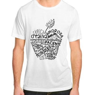 Spanish Bilingual Maestra Teacher Gift Adult ChromaSoft Performance T-Shirt