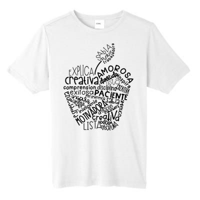 Spanish Bilingual Maestra Teacher Gift Tall Fusion ChromaSoft Performance T-Shirt