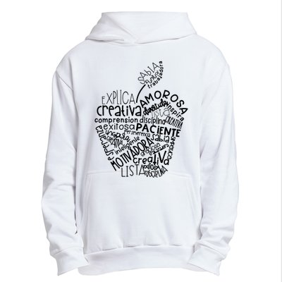 Spanish Bilingual Maestra Teacher Gift Urban Pullover Hoodie