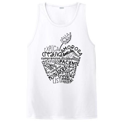 Spanish Bilingual Maestra Teacher Gift PosiCharge Competitor Tank