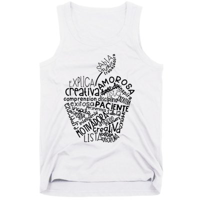 Spanish Bilingual Maestra Teacher Gift Tank Top