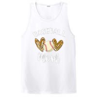 Softball Baseball Mom Leopard Tee Mother's Day PosiCharge Competitor Tank