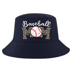 Softball Baseball Mom Leopard Mothers Day Cool Comfort Performance Bucket Hat