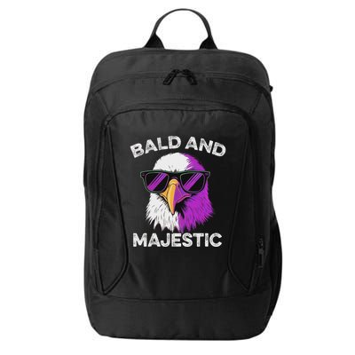 Sexy Bald Majestic Dad Husband Grandpa Joke City Backpack