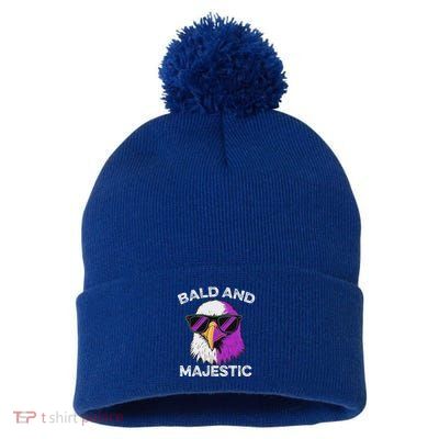 Sexy Bald Majestic Dad Husband Grandpa Joke Pom Pom 12in Knit Beanie