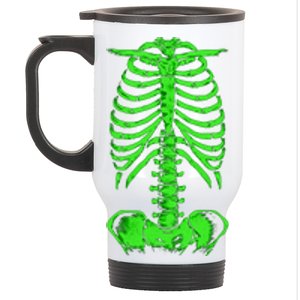 Skeleton Bones Monster Funny Gift Stainless Steel Travel Mug