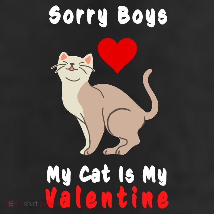 Sorry Boys My Cat Is My Valentine Cute Trucker Hat