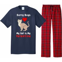 Sorry Boys My Cat Is My Valentine Cute Pajama Set