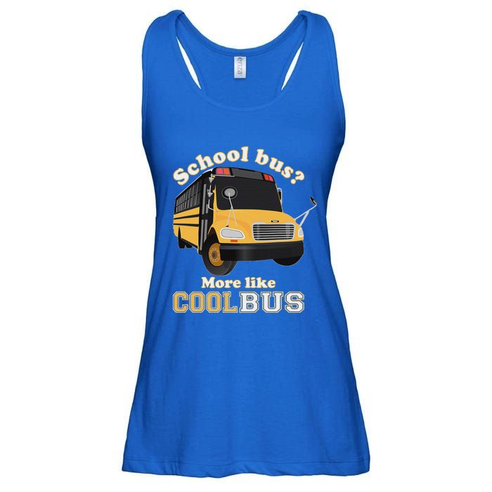 School Bus More Like Cool Bus Ladies Essential Flowy Tank