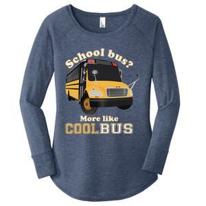 School Bus More Like Cool Bus Women's Perfect Tri Tunic Long Sleeve Shirt