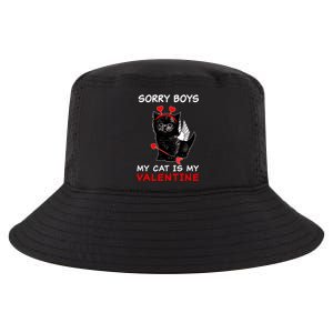 Sorry Boys My Cat Is My Valentine Cool Comfort Performance Bucket Hat