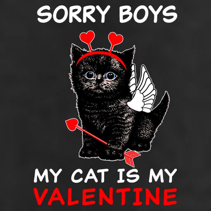 Sorry Boys My Cat Is My Valentine Adult Drive Performance Visor