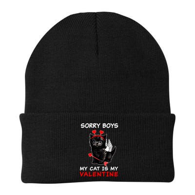Sorry Boys My Cat Is My Valentine Beanie