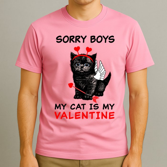 Sorry Boys My Cat Is My Valentine T-Shirt