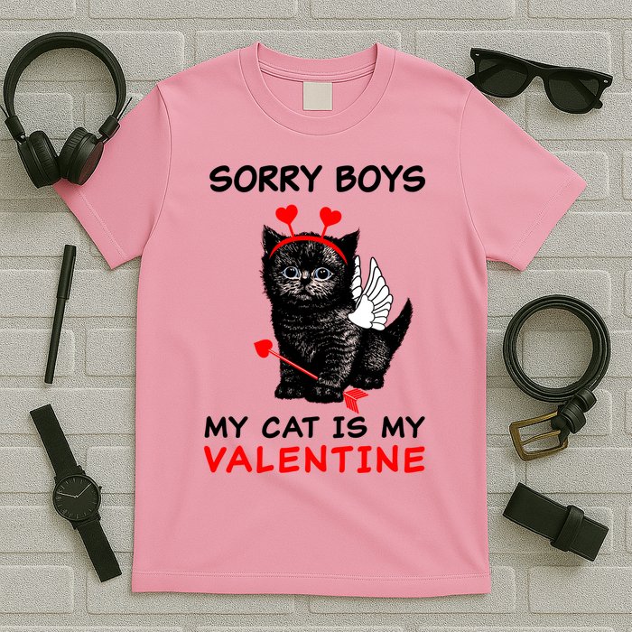 Sorry Boys My Cat Is My Valentine T-Shirt