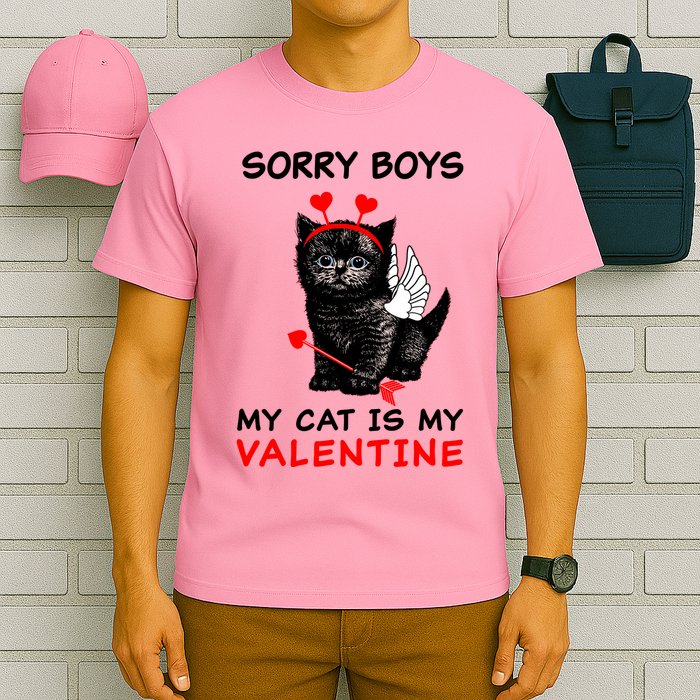 Sorry Boys My Cat Is My Valentine T-Shirt