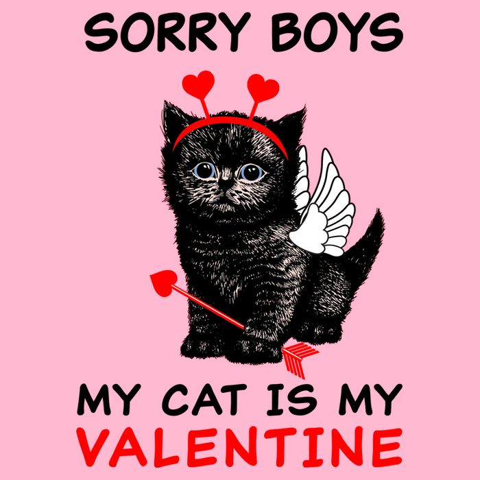 Sorry Boys My Cat Is My Valentine T-Shirt