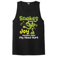 Snakes Bring Me Joy Humans Make My Head Hurt Snake Lover PosiCharge Competitor Tank