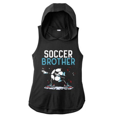 Soccer Brother Match Football Game Player Ladies PosiCharge Tri-Blend Wicking Draft Hoodie Tank